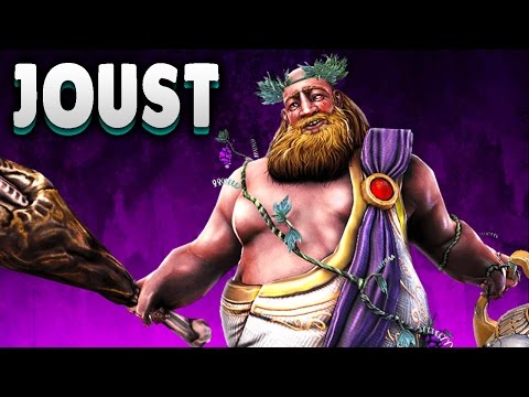 The God Of Wine! (Bacchus Tank Build) - Bacchus Joust Gameplay SMITE