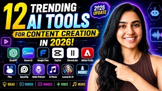 "12 AI TOOLS" 🚨 CREATORS, SAVE THIS! that can seriously change the way