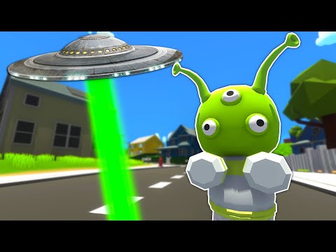We Found an Alien UFO While Delivering Pizza! - Wobbly Life Ragdoll Gameplay Multiplayer