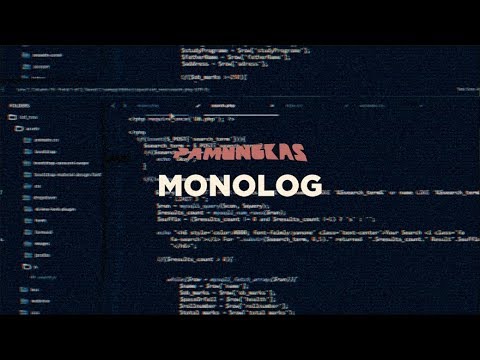 Pamungkas - Monolog (Lyrics Video)