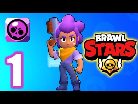 Brawl Stars - Game play Walkthrough Part 1 | Shelly: Gem Grab | Android - iOS - 2020