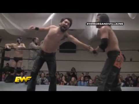 EWF - 10 Man Tag Team Elimination Match