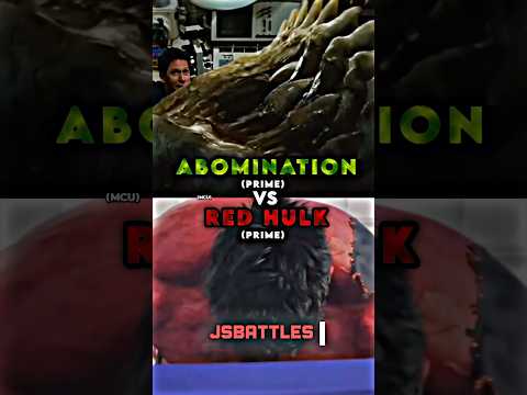 Abomination vs Red Hulk