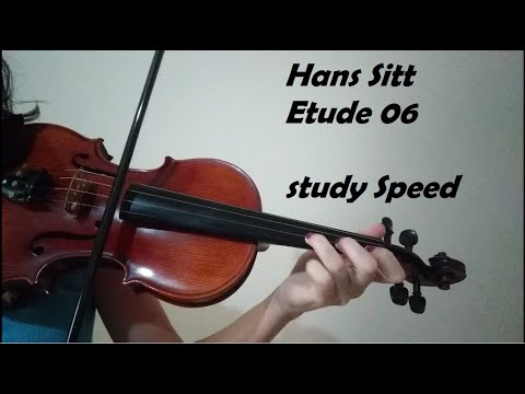 Hans Sitt, Violin Etude nº6 - moderato #violin #hanssitt #estudodeviolino