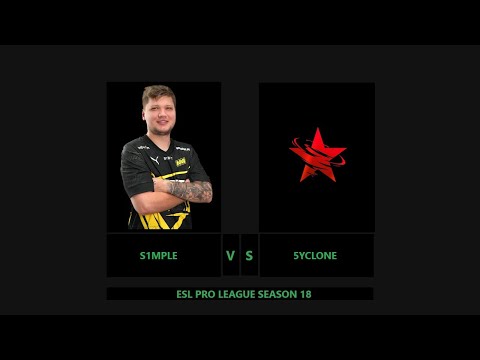 S1MPLE VS 5YCLONE in LESS than 2 MINUTES | Highlights from NaVi vs 5YCLONE | ESL PRO LEAGUE S18