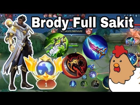 Brody VS Moskov Auto Remuk #mlbb #brody