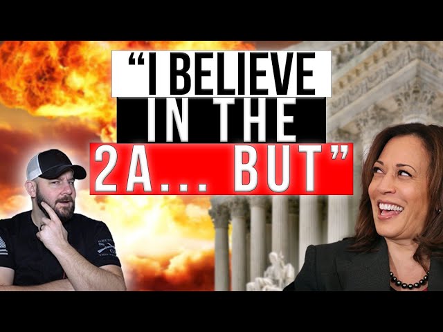 "I Believe In The 2nd Amendment, BUT"... VP Harris Stumps For Gun Control & Says Quiet Part Out Loud
