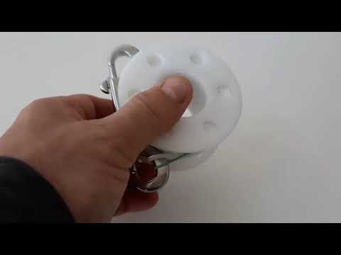 Spool in Delrin bianco