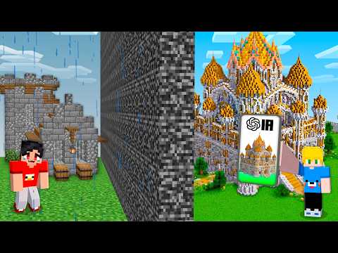 Trolei Usando CONSTRUÇÃO AUTOMATICA de IA na BATALHA de CONSTRUÇÃO