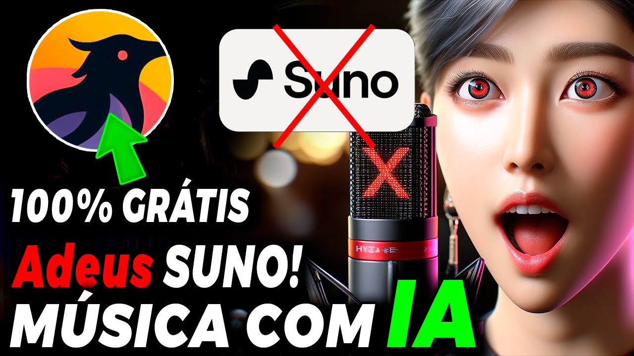 Crie Músicas com Inteligência Artificial Grátis e Ilimitado (Adeus SUNO AI)