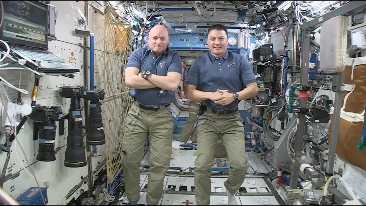 Real Martians Moment: Space Station Crew Talks Mars - YouTube