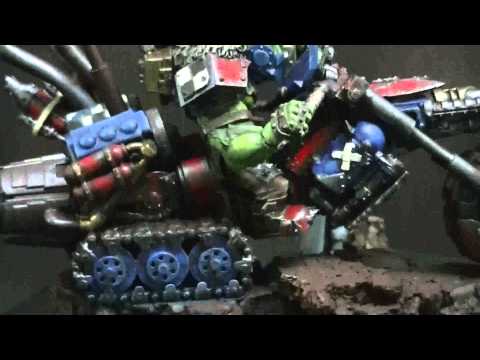 Closer Look- Ork Warboss on Bike