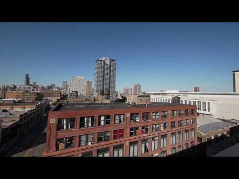 On the roof at Motor Row Lofts, in the South Loop