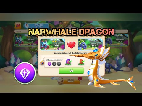 How To Breed Legendary Narwhale Dragon | Dragon Mania Legends | DML | GamerzPlanet_0113  #narwhale