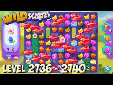 Wildscapes level 2736 - 2740 🐼 Playrix HD