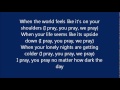 pray - cece winans lyric video 