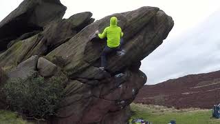 Video thumbnail of S&M, 7a+. Peak District