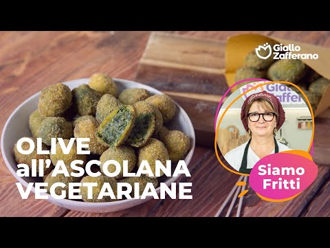 OLIVE ALL'ASCOLANA VEGETARIANE - la RICETTA PERFETTA di SIAMO FRITTI😍💚🌿
