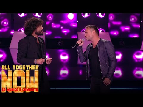 All Together Now - Francesco Renga e Nek cantano "Se telefonando"