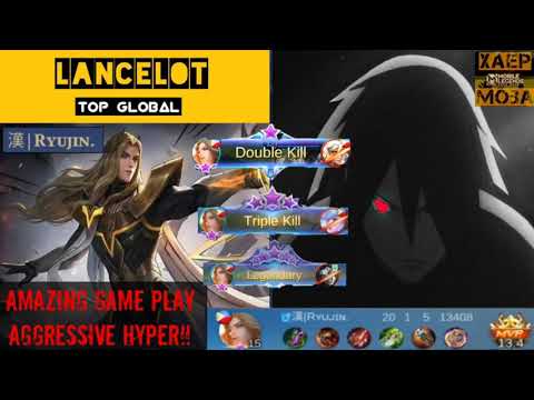 FULL Video My YT Chanell-Lancelot RYUJIN is Aggresive Game Play,Top Global Lancelot | Mobile Legends