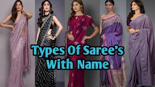 24 Different types of Saree