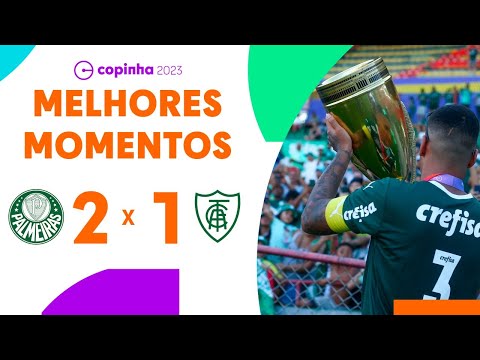 Gols e lances de Palmeiras x América-MG