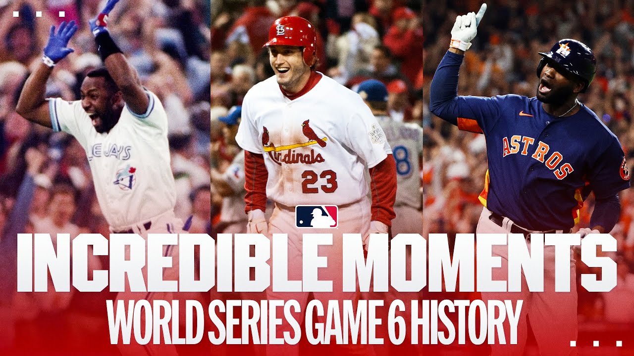 Game 6 of the World Series has featured some HISTORIC moments! (Walk-offs, clinchers and MORE!)
