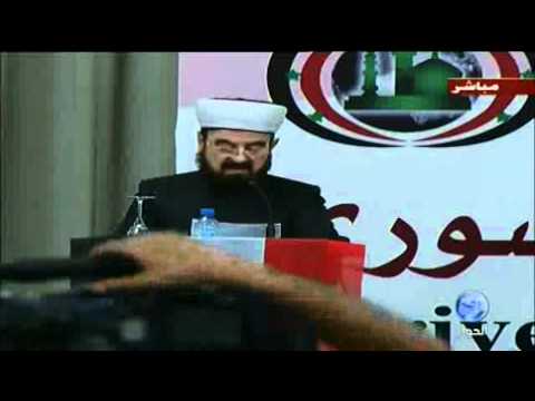 كلمة الشيخ: علي قره داغي في مؤتمر "العلماء المسلمين لنصرة الشعب السوري"