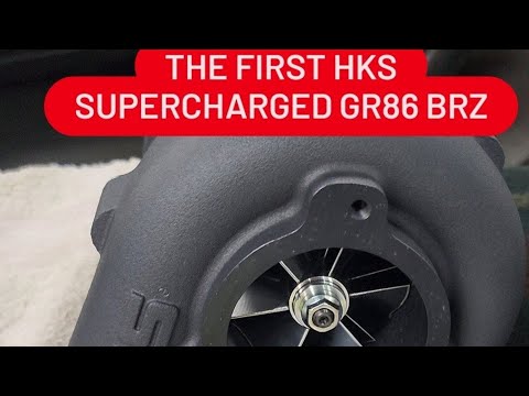 The First HKS GT2 SUPERCHARGED GR86 BRZ ZN8 ZD8