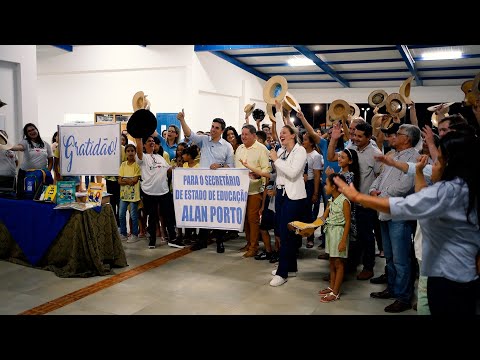 Secretário de Educação do Mato Grosso Alan Porto visita São José do Rio Claro - MT.