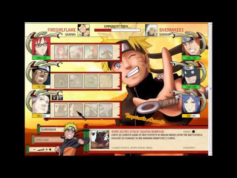 Naruto Arena- Team to Unlock Edo Tensei Chiyo and Sasori