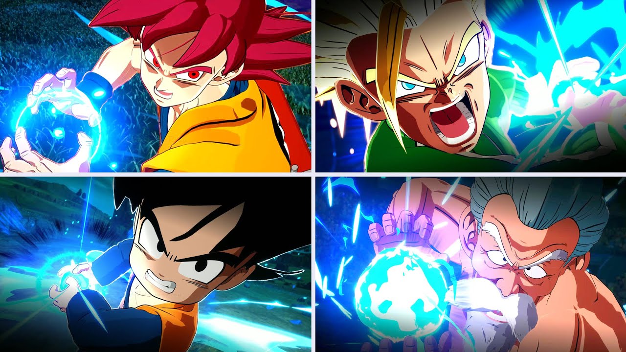 Kamehameha Moves in DRAGON BALL: Sparking! ZERO