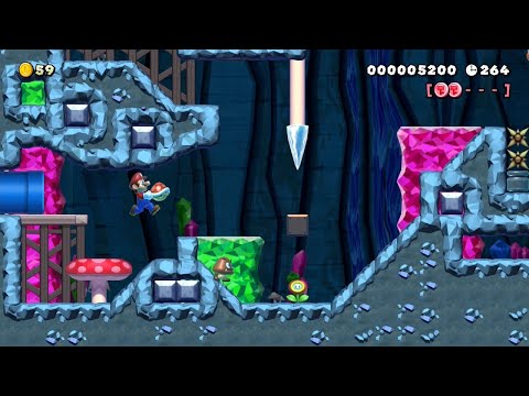 Super Mario Maker 2 - The Old Mine by Kanzlooz - No Commentary