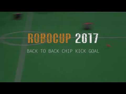 Epic Back to Back Chip Kicks I RoboCup 2017 | SSL