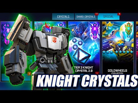 5 STAR BOT?!?! KNIGHT CRYSTAL OPENING - Transformers: Forged To Fight