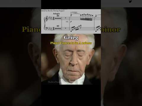🥹 it doesn’t get better than this ❣️Absolute pure beauty❣️ Rubinstein - Grieg: Piano Concerto in A