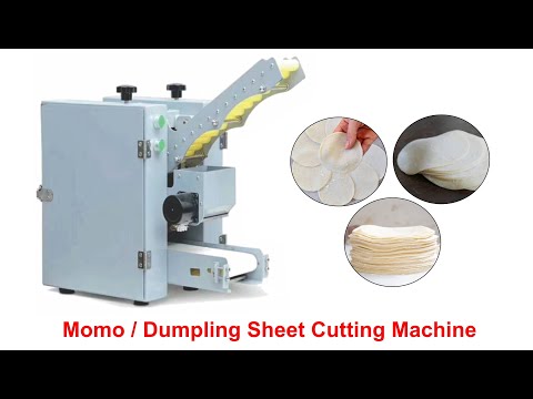 Automatic Momo Sheet Cutting/Momo Wrapper Making