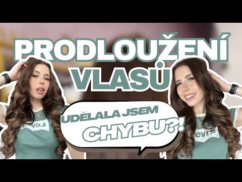 ŠLA JSEM NA PRODLOUŽENÍ VLASŮ!!!😱 Udělala jsem chybu?👀 #VLOG