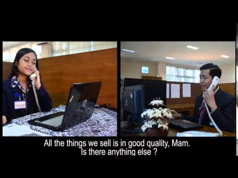 Part of a video titled Placing an order via telephone - YouTube