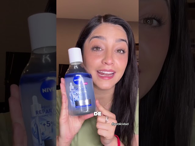Vídeo relacionado con NIVEA Agua Micelar Bifásica Skin Glow - Limpiador Facial - Con 5% Sérum de Vitaminas C y E - Desmaquillador Ojos Rostro y Labios - Energizante - Ilumina - Hidratante - Piel Apagada y Sensible - 400 ml