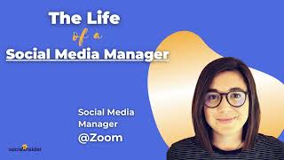 The Life of a Social Media Manager Podcast - Guest: Melissa from Zoom