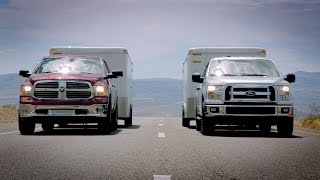 2015 Ford F-150 towing test VS. Ram 1500 & Chevy Silverado