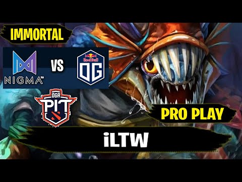 iLTW - Slark 2x Divine Defeted Nigma |OG VS NIGMA| OGA Dota Pit | Dota 2