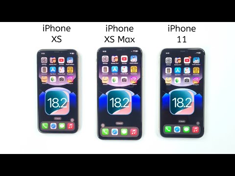 iPhone XS vs XS Max vs iPhone 11 - iOS 18.2 ULTIMATE SPEED TEST!