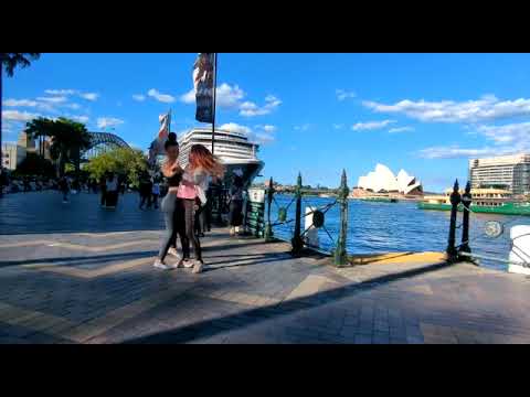 Karina & Jessica Brazilian Zouk freestyle at Darling Harbour
