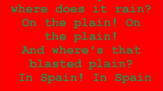 Glee The Rain in Spain with lyrics