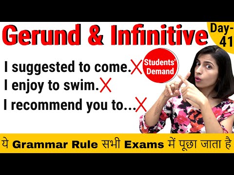 Gerunds and infinitives | Gerunds, Infinitives, Grammar Video