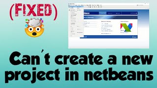 How To Fix Can&#39;t Create A New Project In NetBeans (Solved!!!!)