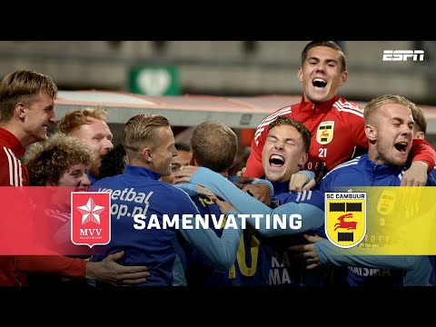 Aanvoerder Mark DIEMERS GOUDHAANTJE van CAMBUUR! 🥇 | Samenvatting MVV - SC Cambuur