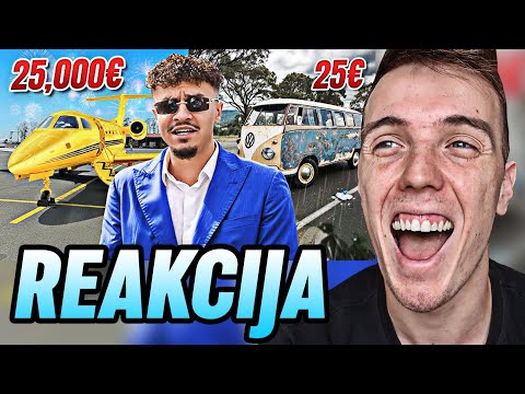 LUX 25$ vs 25000$ Putovanje! - CHODA REAKCIJA